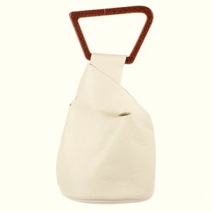 Cult Gaia Leather bucket bag